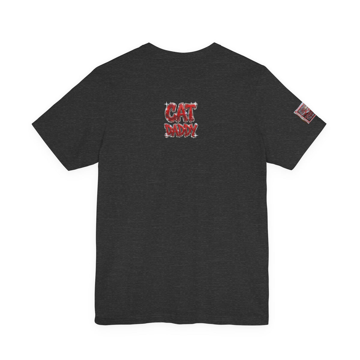 Cat Daddy Graffiti T-Shirt - Red Chrome, Back + Sleeve Edition