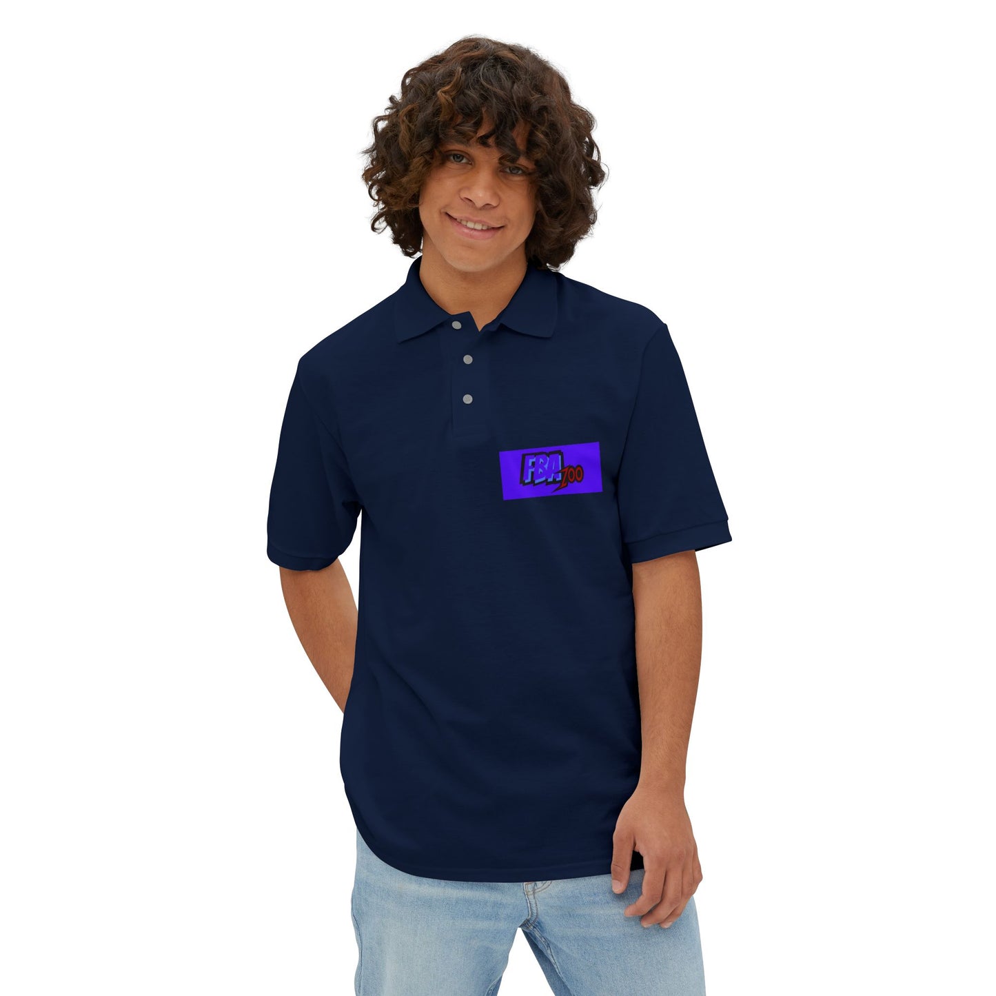 FBA Solidarity From Substitution  Chest Patch Men's Polo Shirt