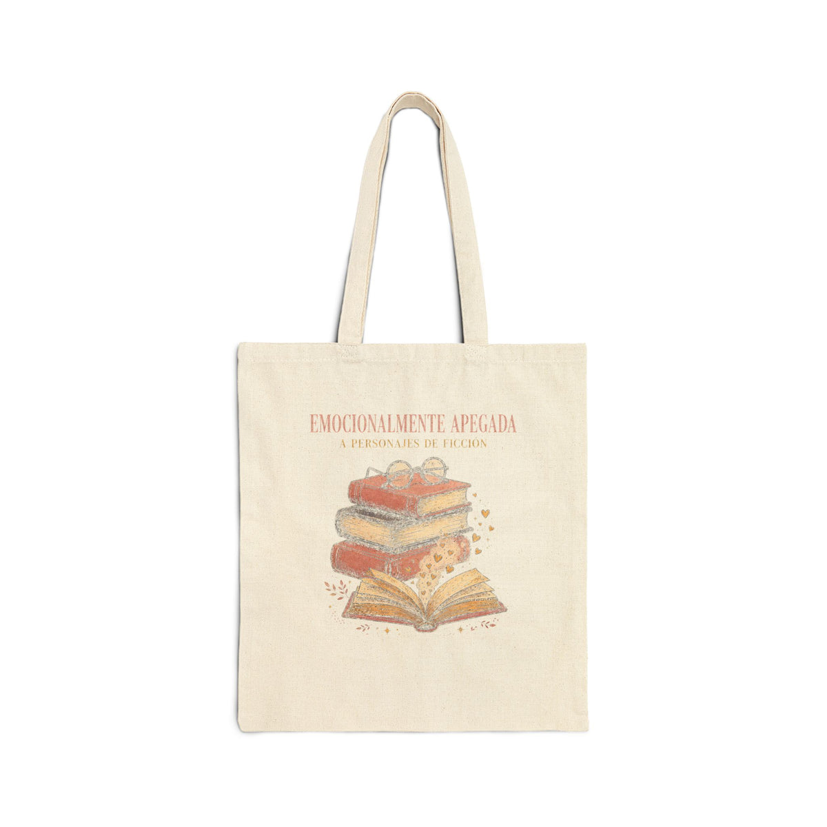 Bolsa de Lona Emocionalmente Apegada a Personajes de Ficción - Bolsa para Amantes de los Libros