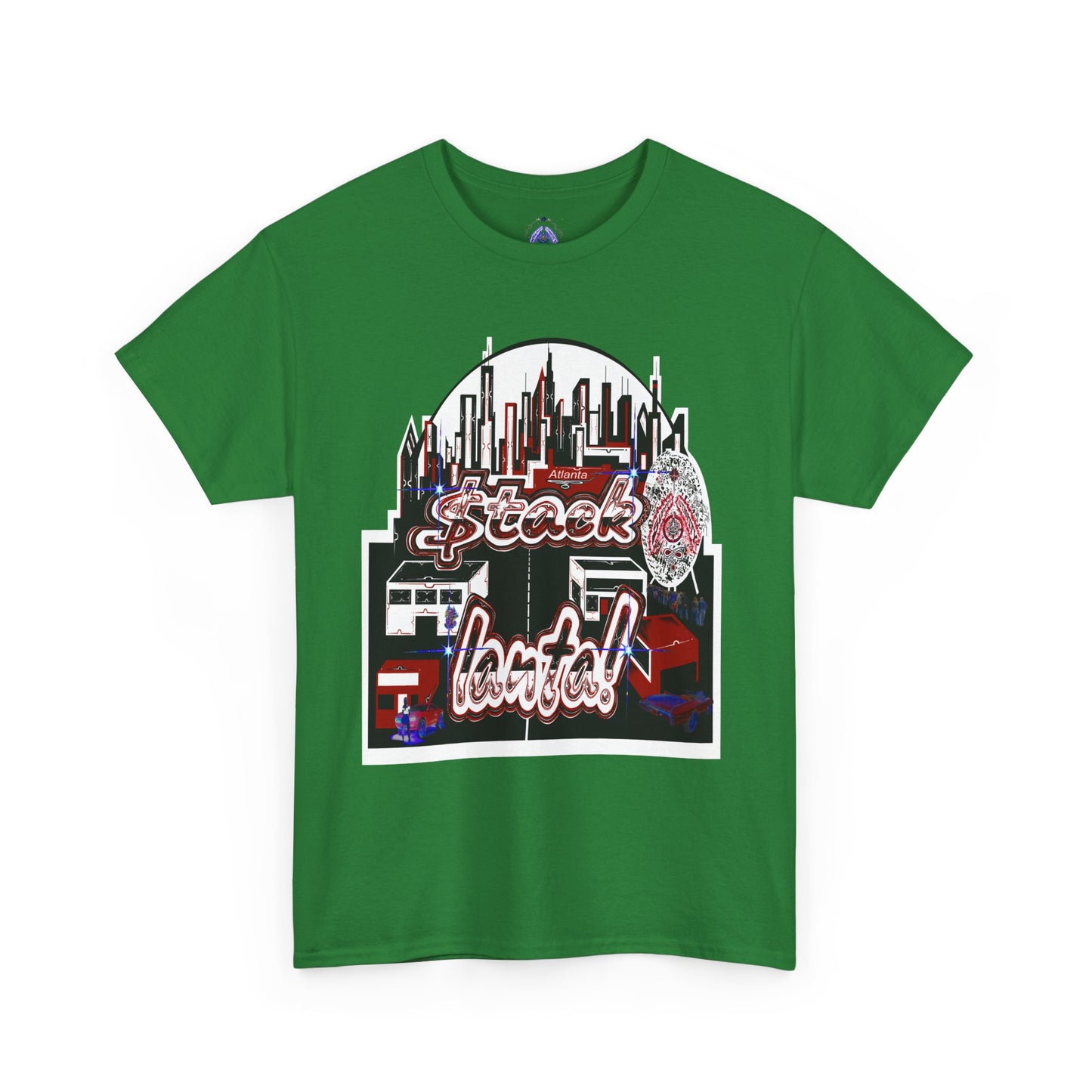 Stack-lanta Get Money graffiti Supreme Authority Unisex Heavy Cotton Tee