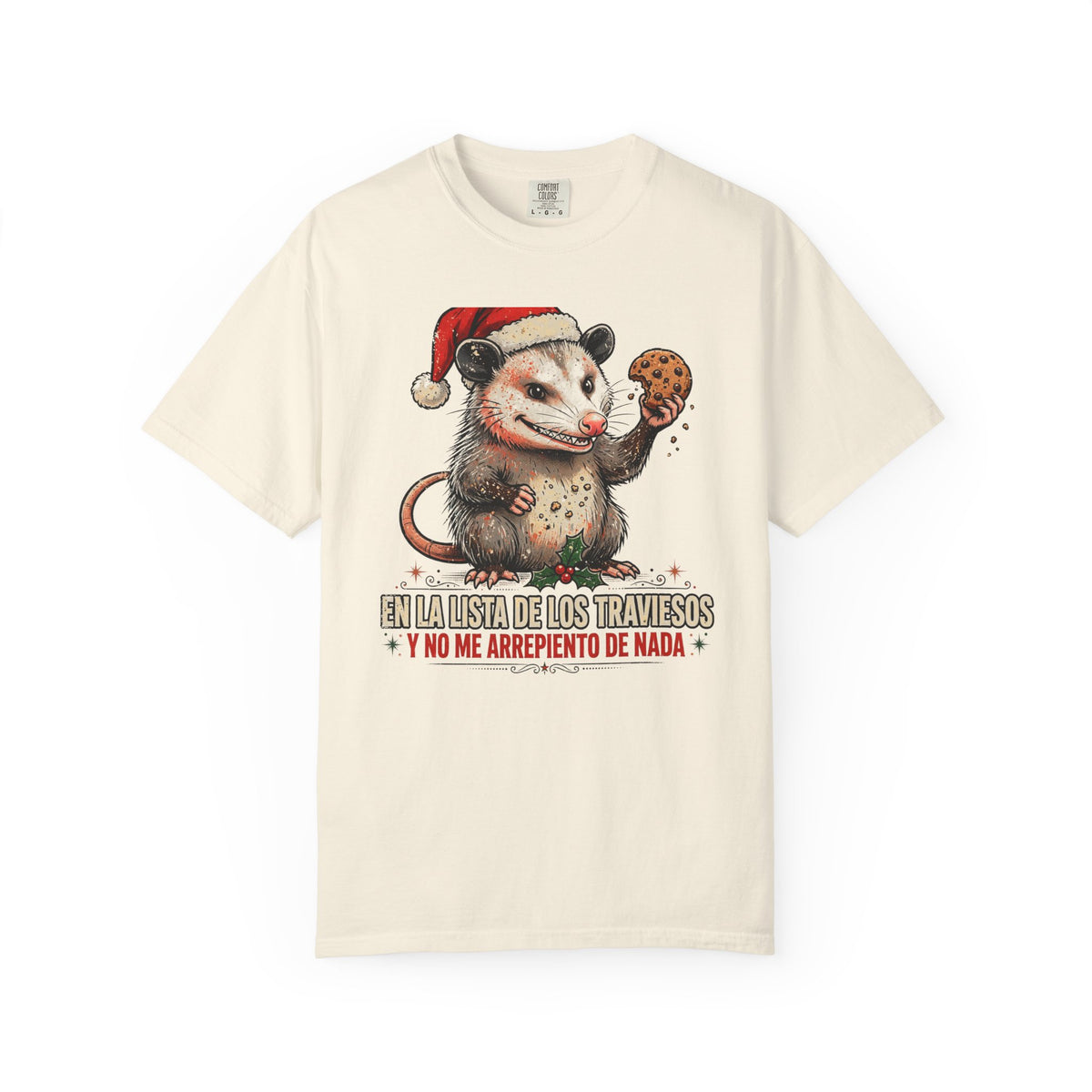En la Lista de los Traviesos - Zarigueya de Navidad - Camiseta en Espanol