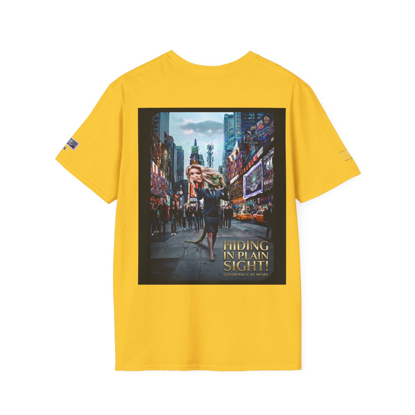 HIDING IN PLAIN SIGHT -Supreme Authority - Unisex Soft style T-Shirt