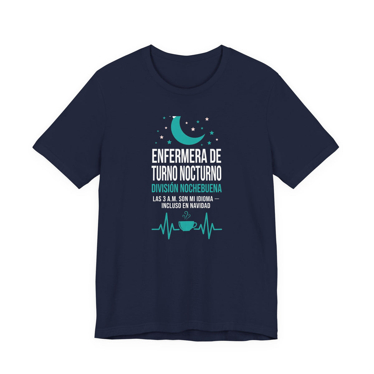Enfermera de Turno Nocturno - Division Nochebuena - Camiseta de Navidad en Espanol
