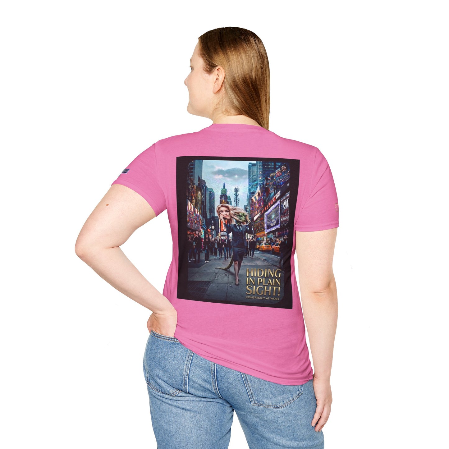 HIDING IN PLAIN SIGHT -Supreme Authority - Unisex Soft style T-Shirt