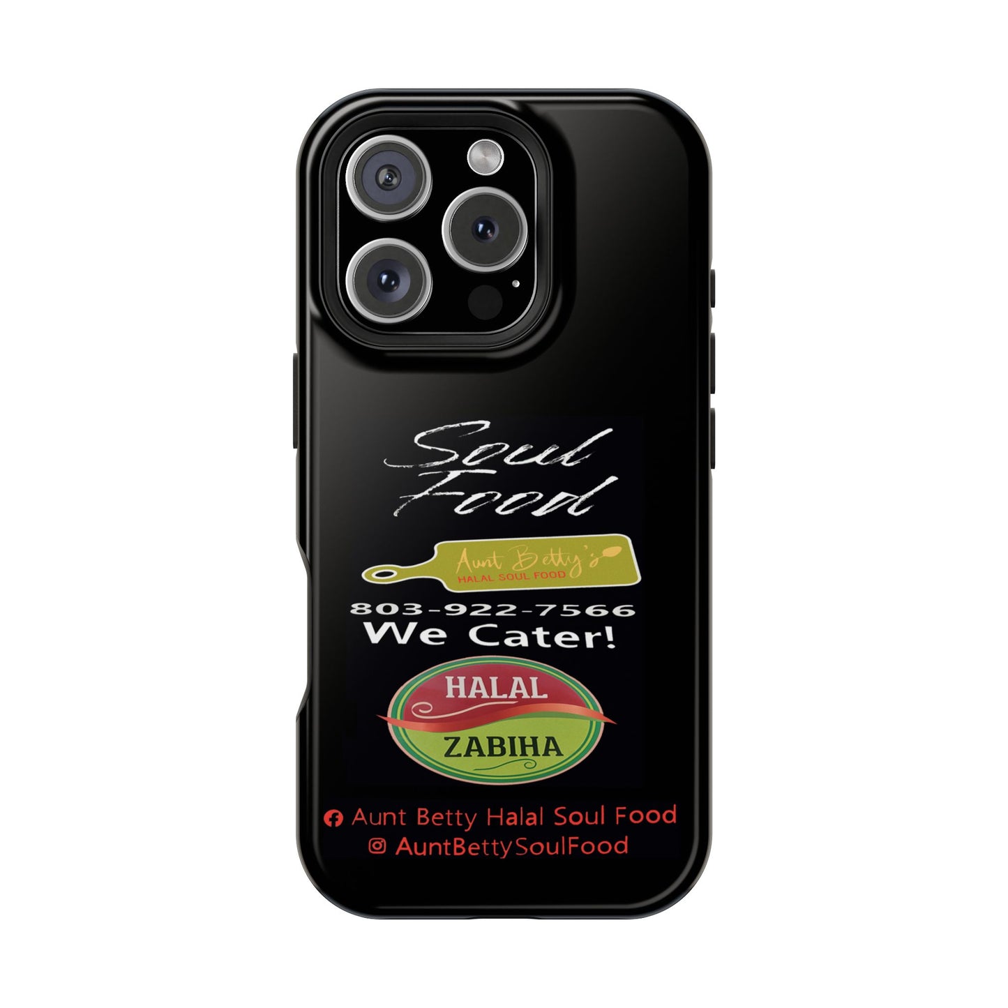 Aunt Betty's Soul Food - Custom - Iphones ONLY - Impact-Resistant Cases