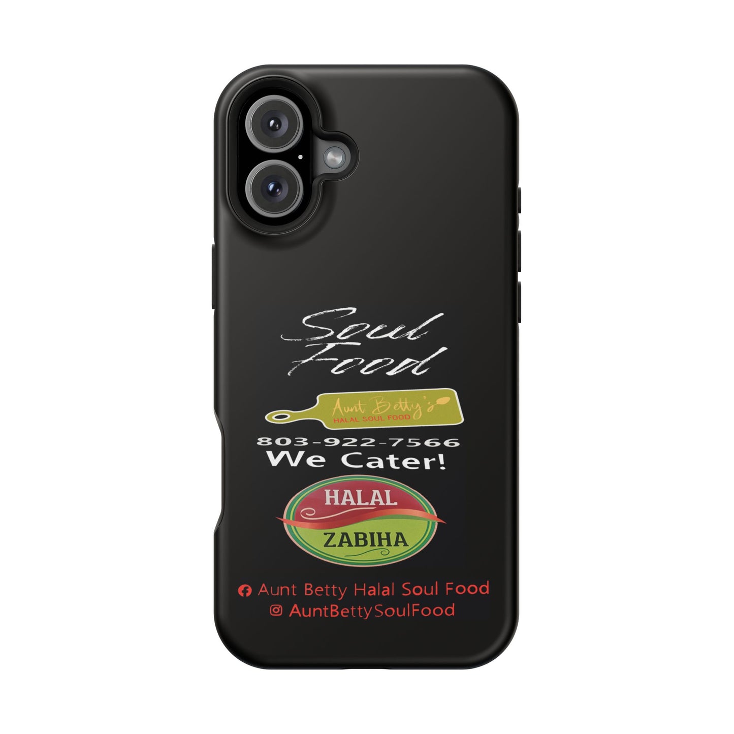 Aunt Betty's Soul Food - Custom - Iphones ONLY - Impact-Resistant Cases