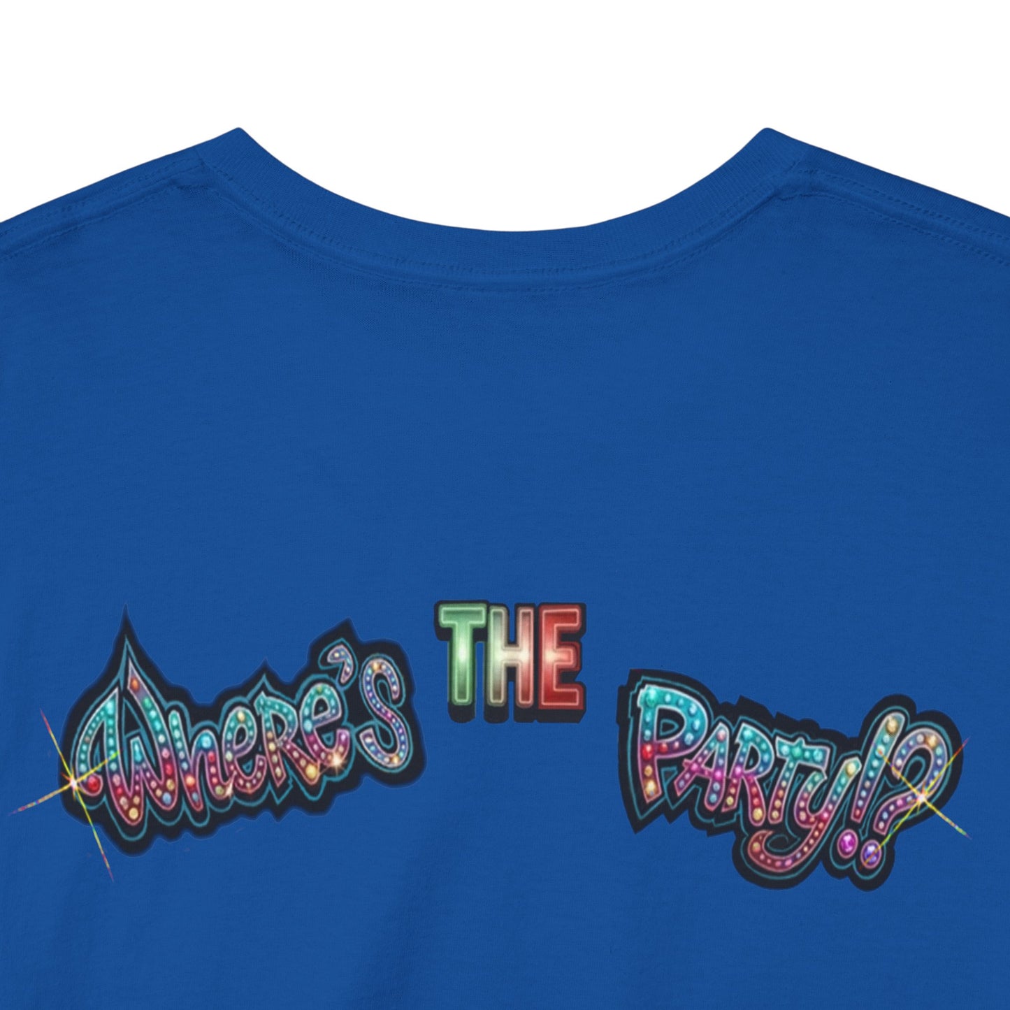 Where's The Party Italian Remix- Supreme Authority -Unisex Heavy Cotton Tee