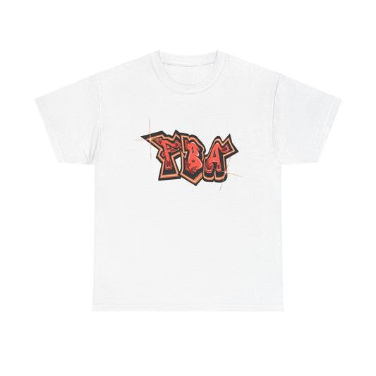 FBA Bling, Graffiti Art Unisex Heavy Cotton Tee, Streetwear T-Shirt, Urban Fashion, Casual Wear, Graphic Tee, Gift for Young Adults