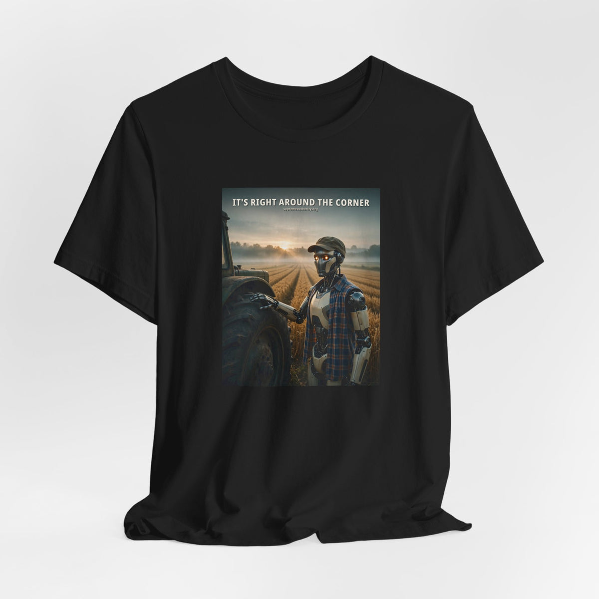 It's Right Around The Corner — Farmer Robot Tee