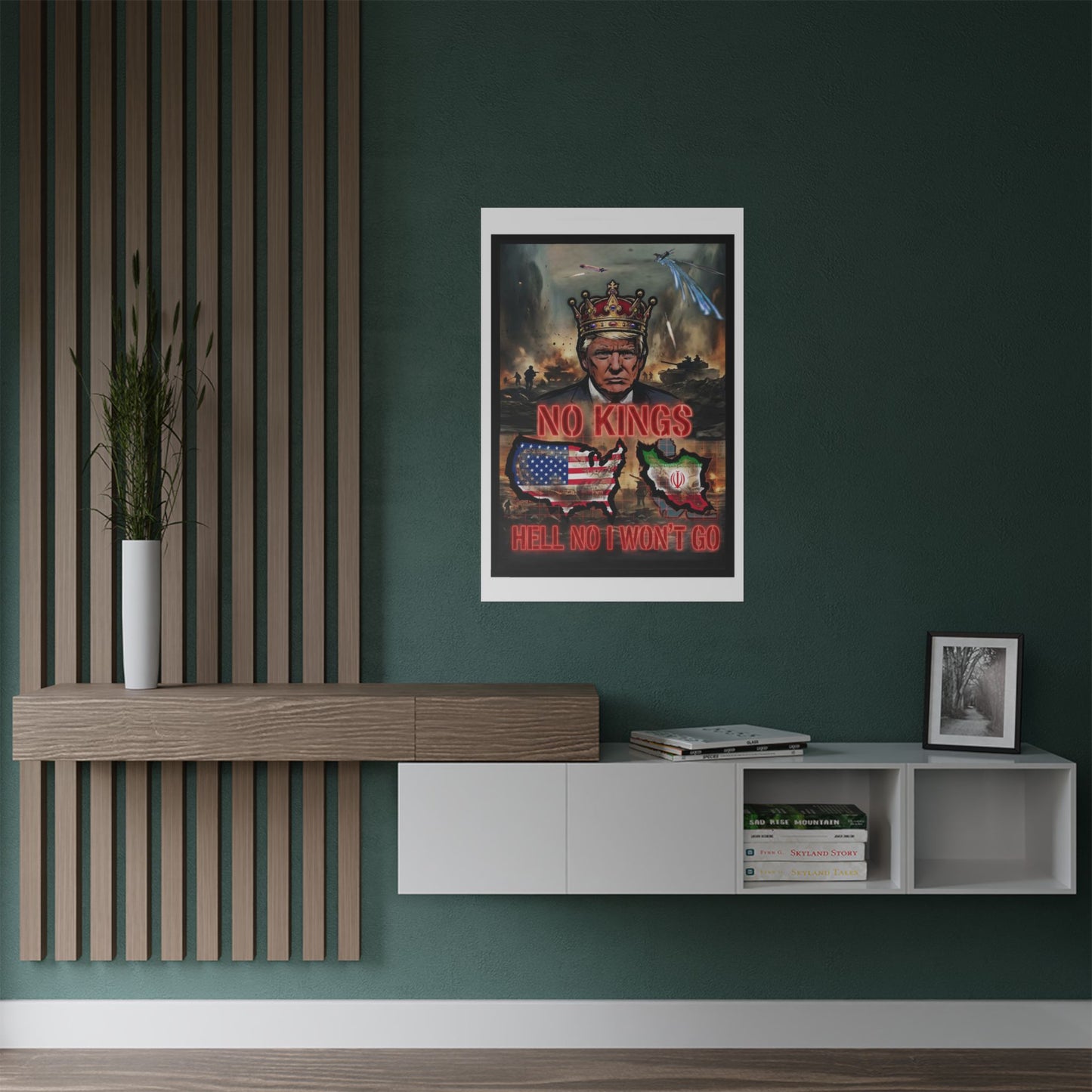 NO KINGS Banger Remix - Satin Posters (300gsm)