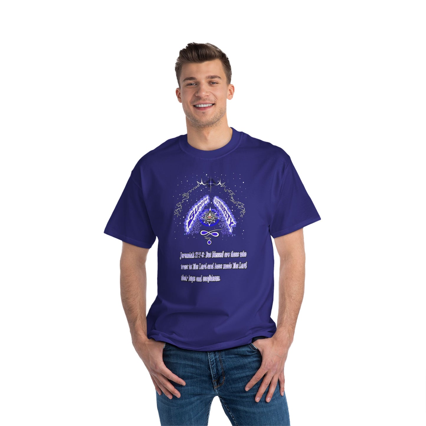 Supreme Authority -Jeremiah 17: 7-8 Beefy-T®  Short-Sleeve T-Shirt