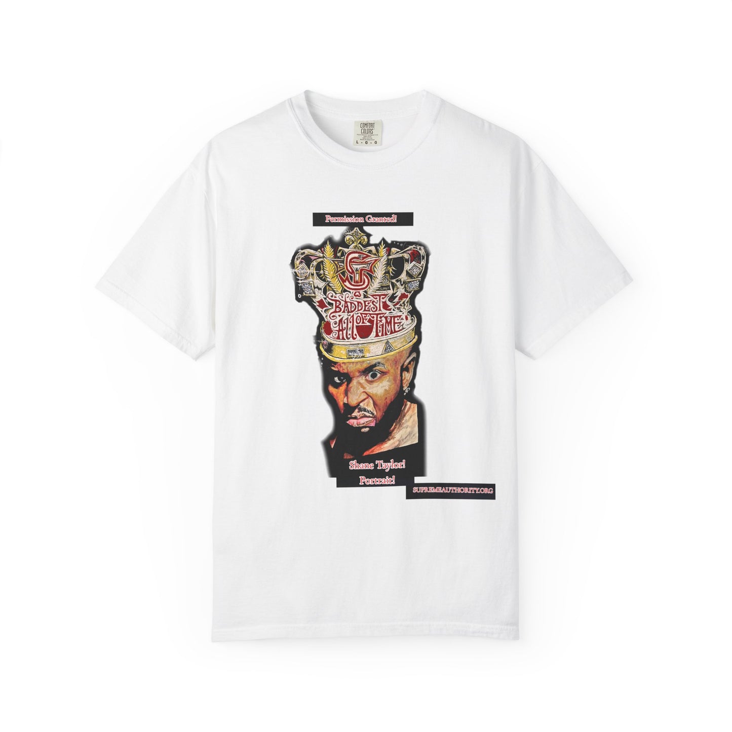 Permission Granted! Shane Taylor Portrait -Unisex Garment-Dyed T-shirt