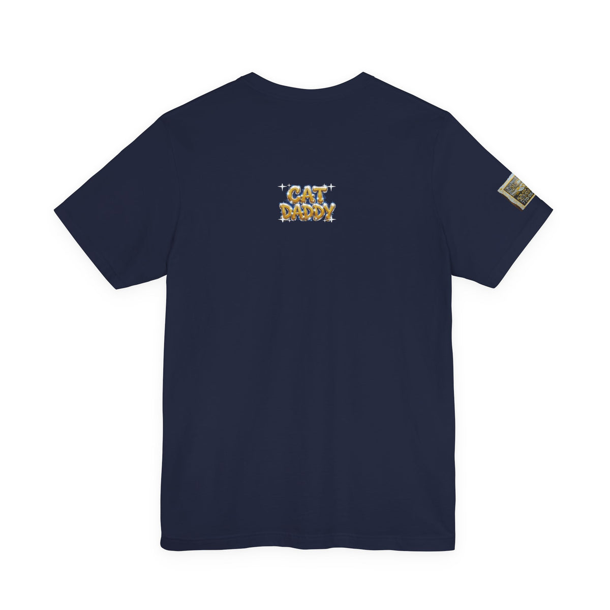 Cat Daddy Graffiti T-Shirt - Yellow Airbrush, Back + Sleeve Edition
