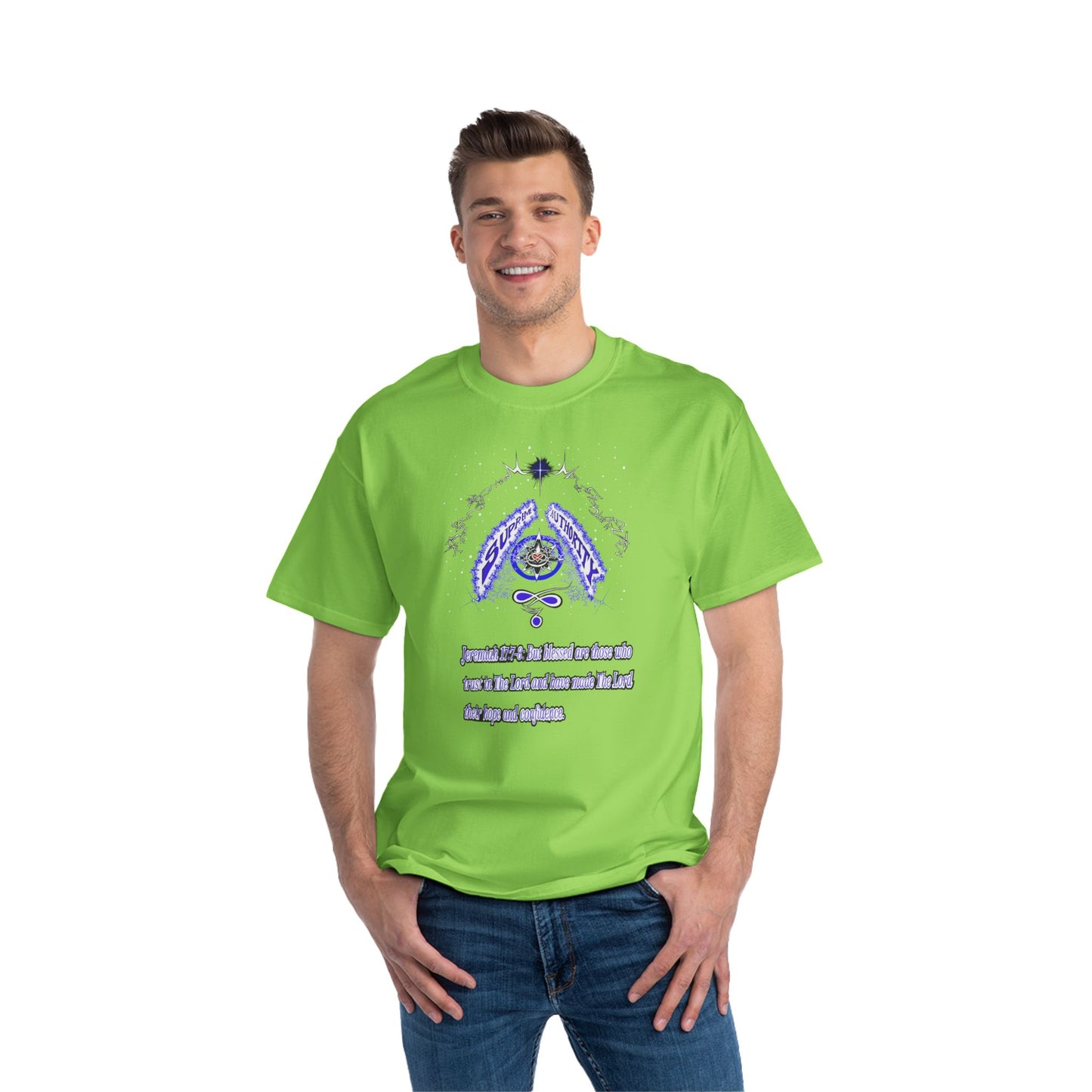Supreme Authority -Jeremiah 17: 7-8 Beefy-T®  Short-Sleeve T-Shirt