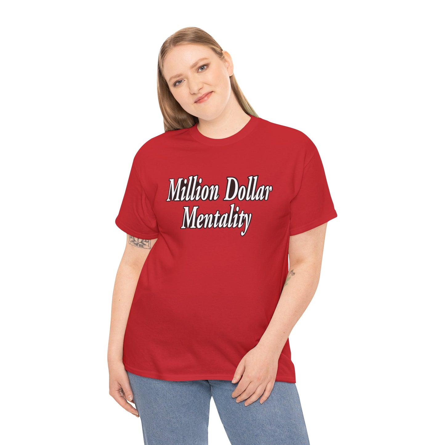 Million Dollar Mentality 1 Unisex Heavy Cotton Tee