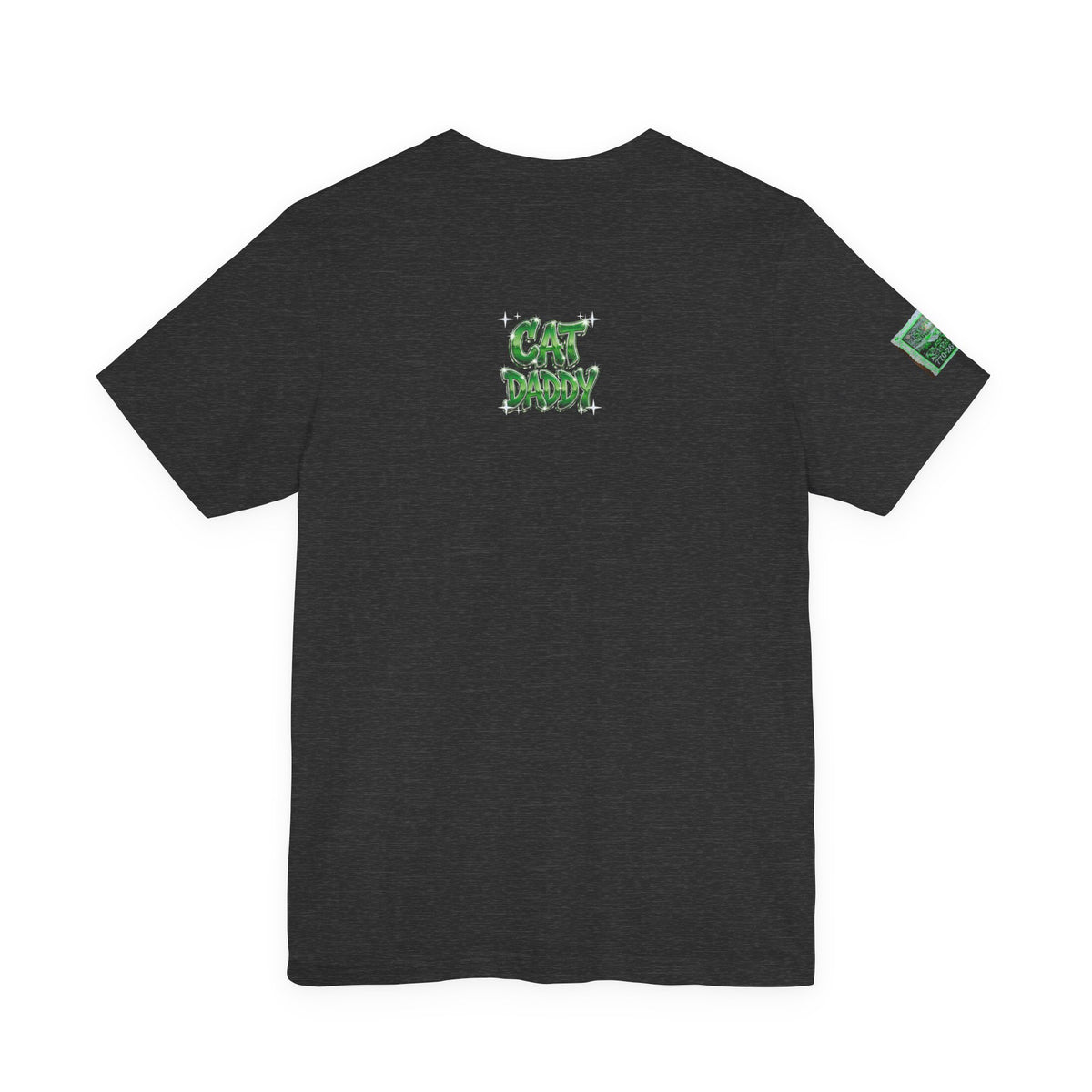 Cat Daddy Graffiti T-Shirt - Green Chrome, Back + Sleeve Edition