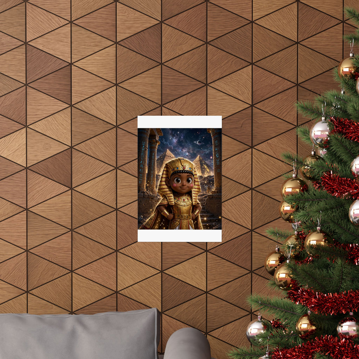 SEFU — Cinematic Little Pharaoh from the Stars — Kids Room Poster