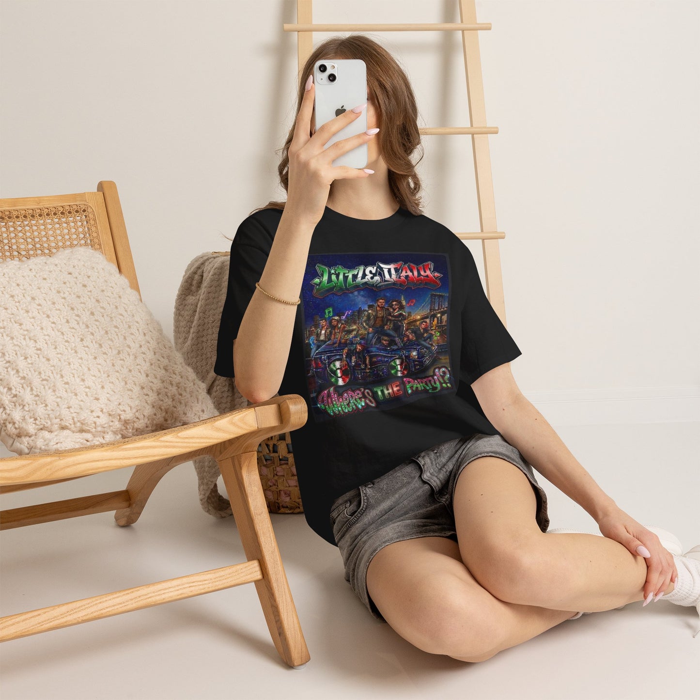 Where's The Party Italian Remix- Supreme Authority -Unisex Heavy Cotton Tee