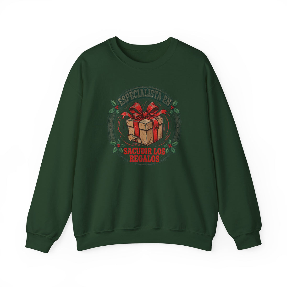 Especialista en Sacudir los Regalos - Sudadera de Navidad en Espanol