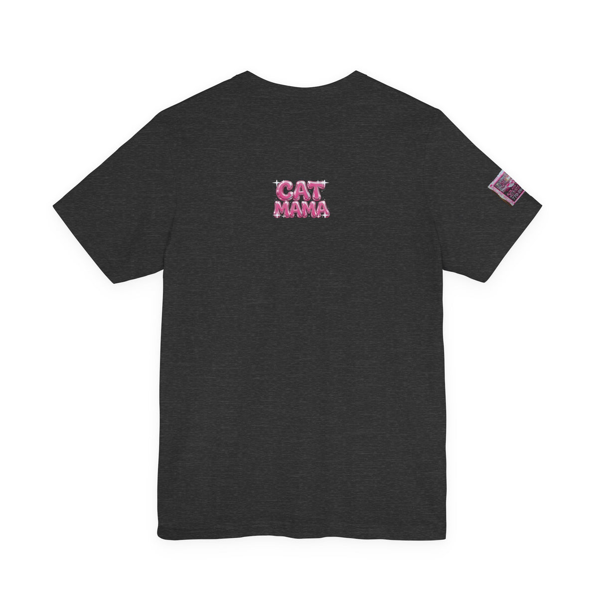 Cat Mama Graffiti T-Shirt - Pink Chrome, Back + Sleeve Edition