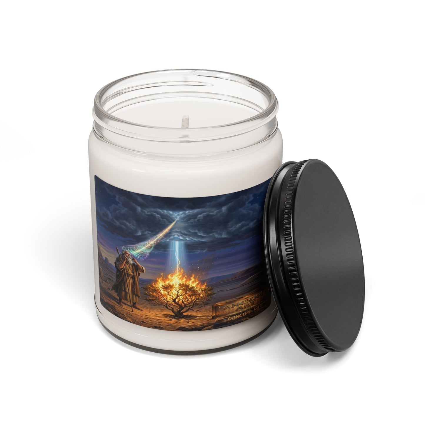 Moses Ancient Art Devotional Scented Soy Candle, 9oz (4scents )