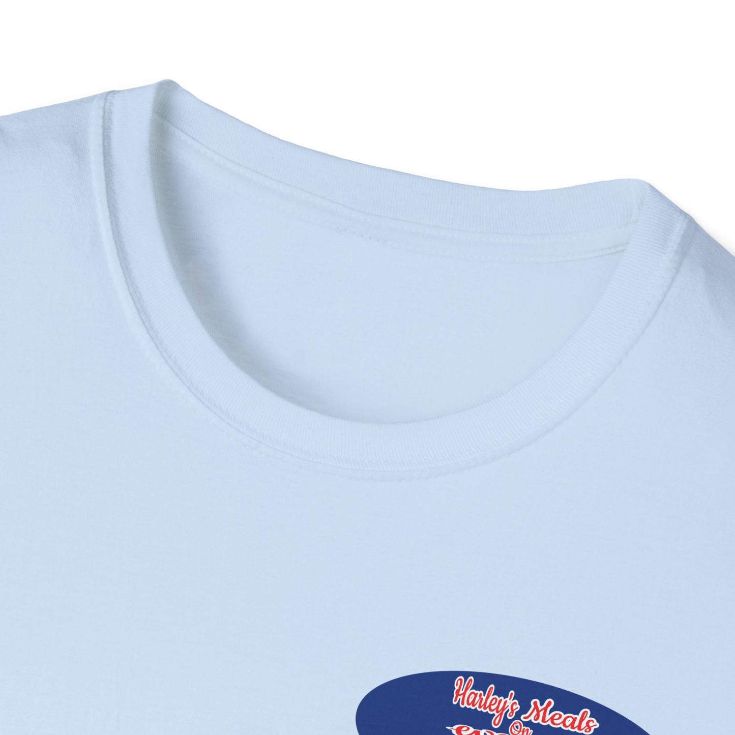 Harley's Meals On Wheels -Custom Unisex T-Shirt for Foodies, Great for Meal Delivery Services, Perfect for Events, Gift Idea for Food Lovers, Customizable Tee [...]