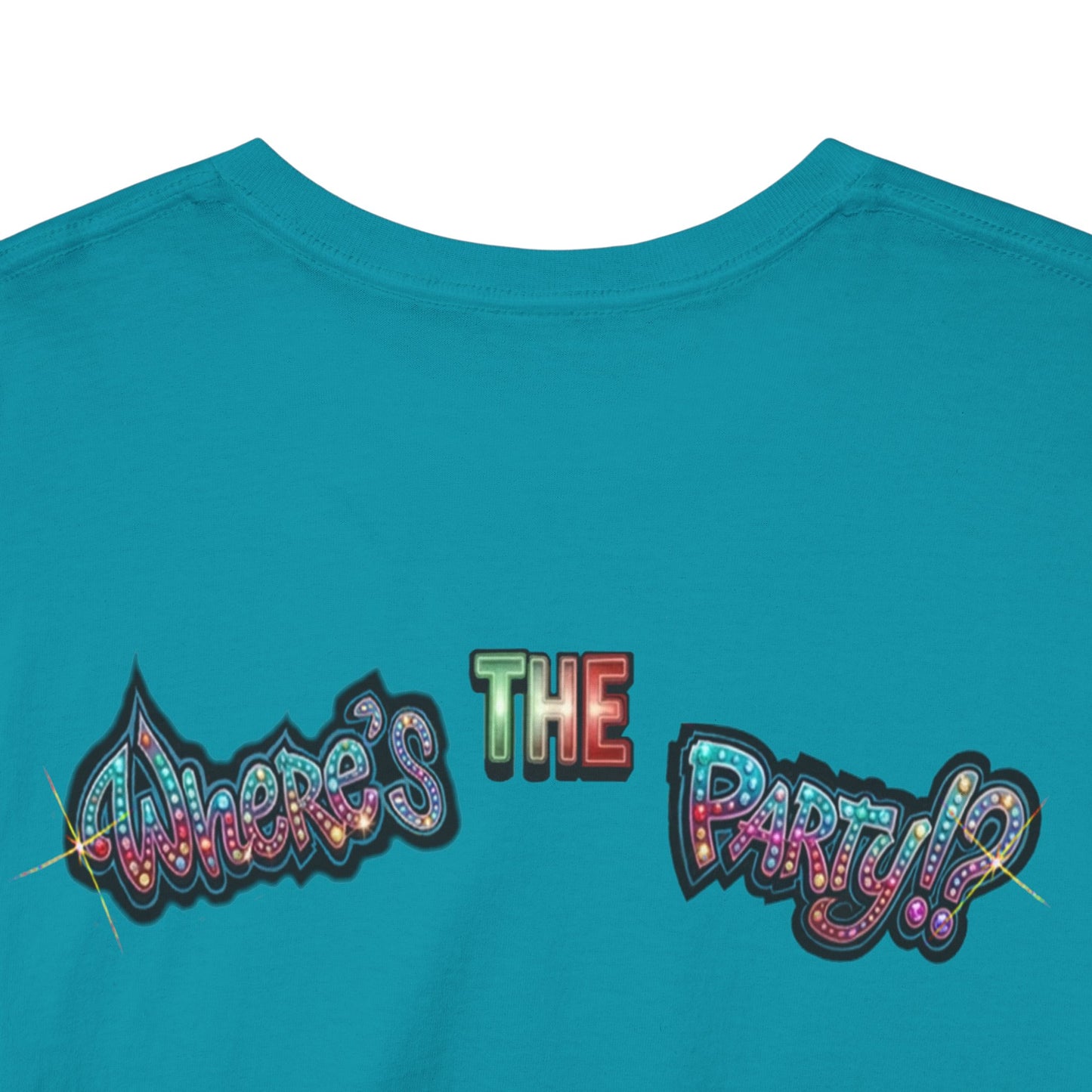 Where's The Party Italian Remix- Supreme Authority -Unisex Heavy Cotton Tee