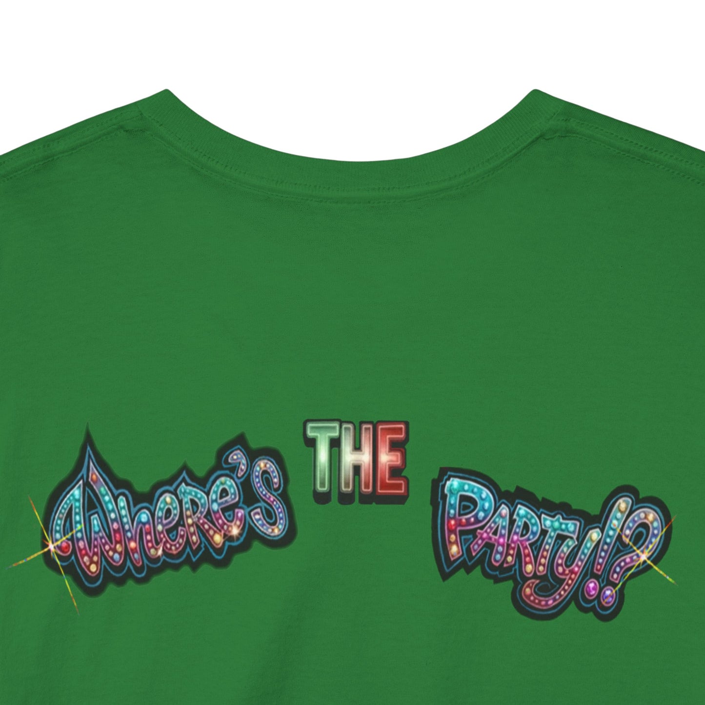 Where's The Party Italian Remix- Supreme Authority -Unisex Heavy Cotton Tee