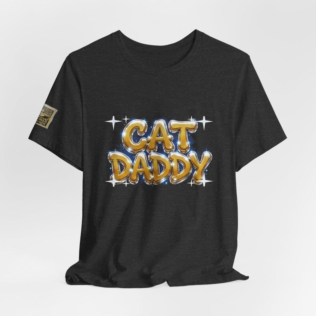 Cat Daddy Graffiti T-Shirt - Yellow Airbrush, Back + Sleeve Edition