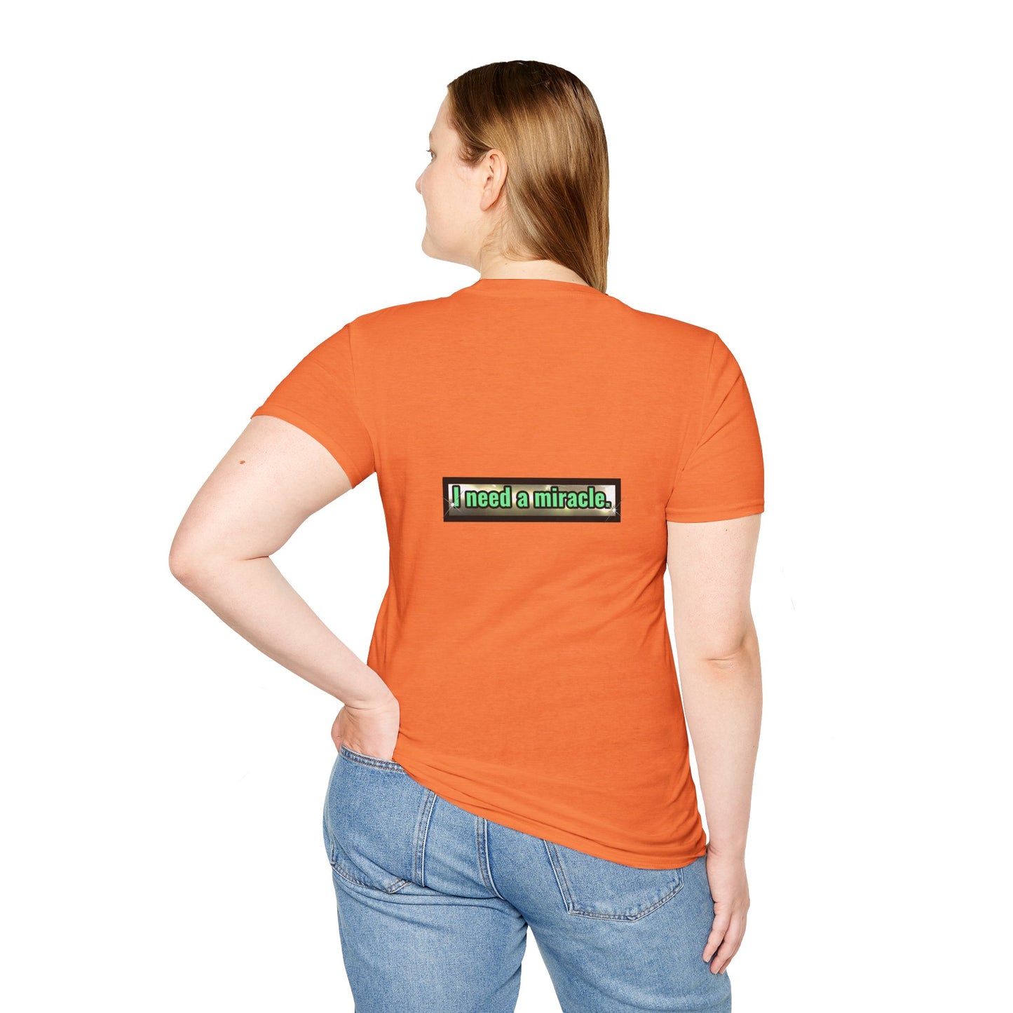 I Need A Miracle  Mint - Unisex Softstyle T-Shirt