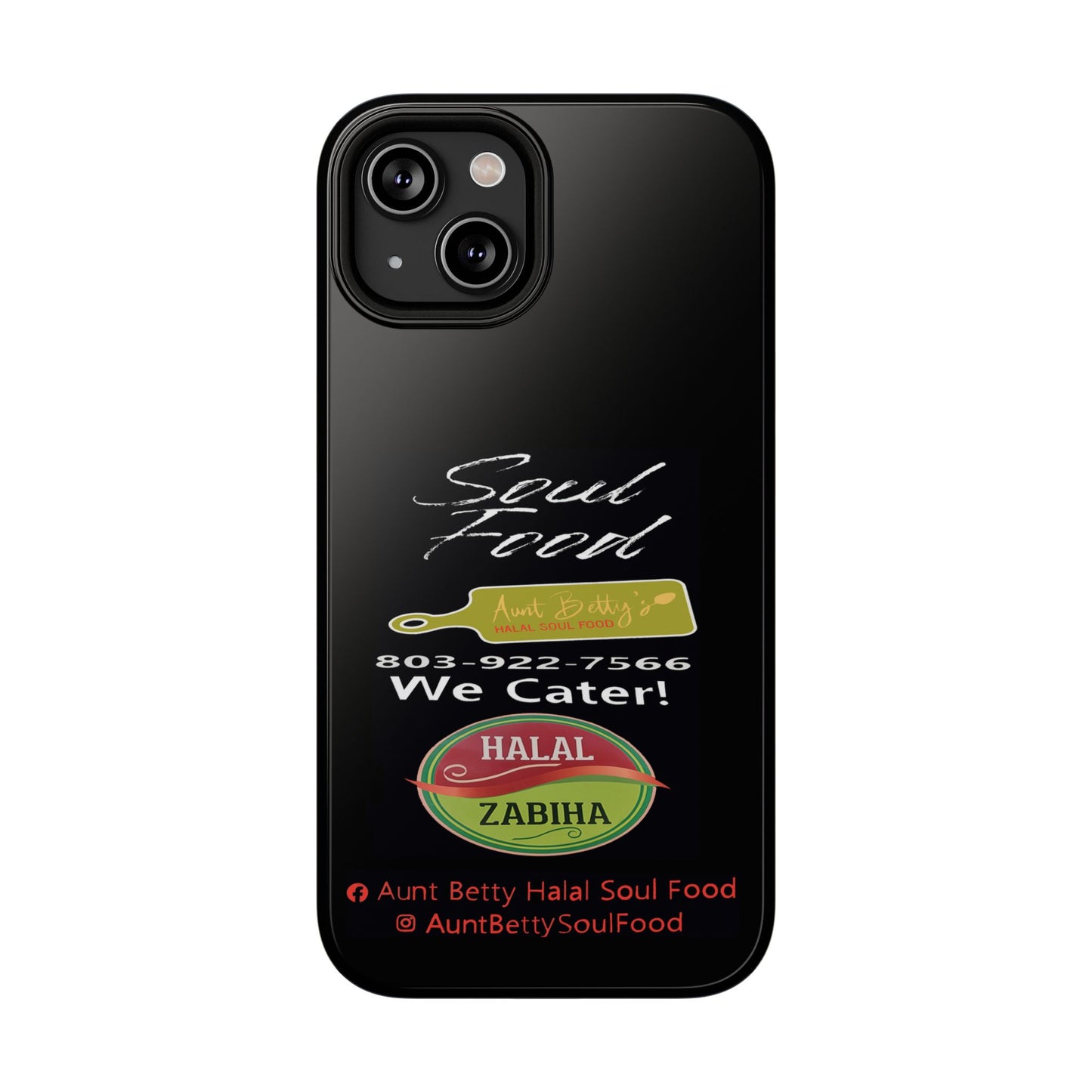 Aunt Betty's Soul Food - Custom - Iphones ONLY - Impact-Resistant Cases