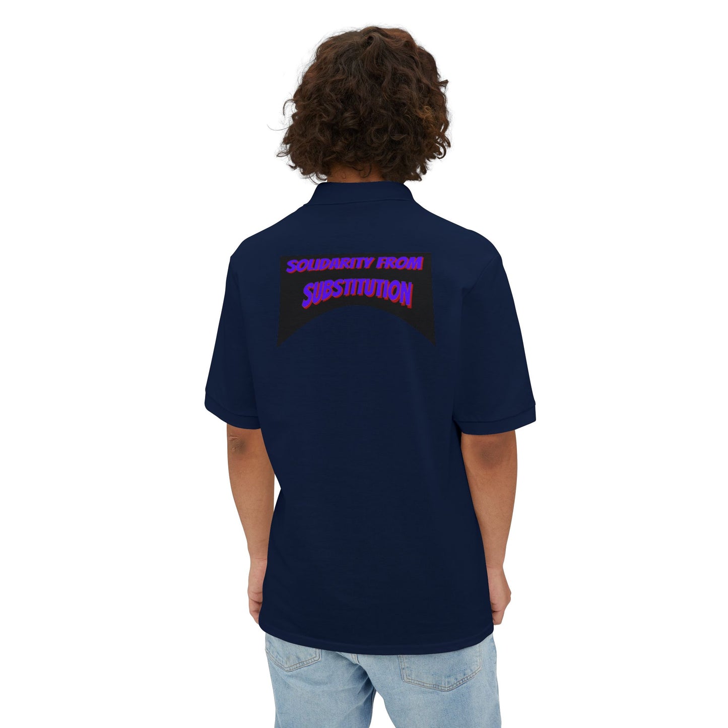 FBA Solidarity From Substitution  Chest Patch Men's Polo Shirt