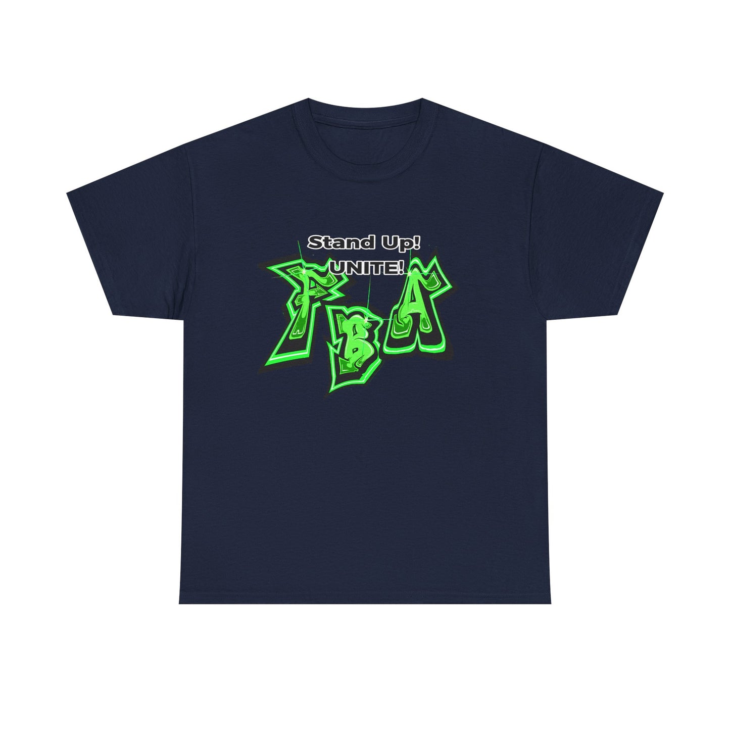 Stand Up! United Gains Unisex Heavy Cotton Tee | Graffiti Style, Streetwear, Casual Wear, Gift for Friends, Comfortable Everyday Tee