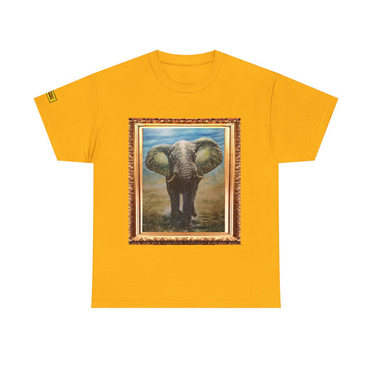African elephant by Supreme Authority - Unisex Heavy Cotton Tee