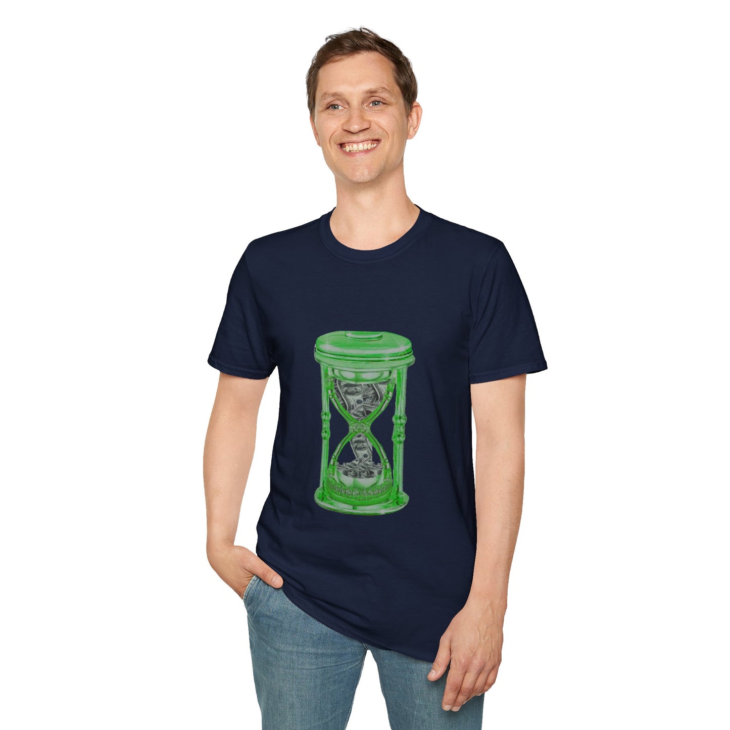 MY Time is MONEY Green - Unisex Softstyle T-Shirt