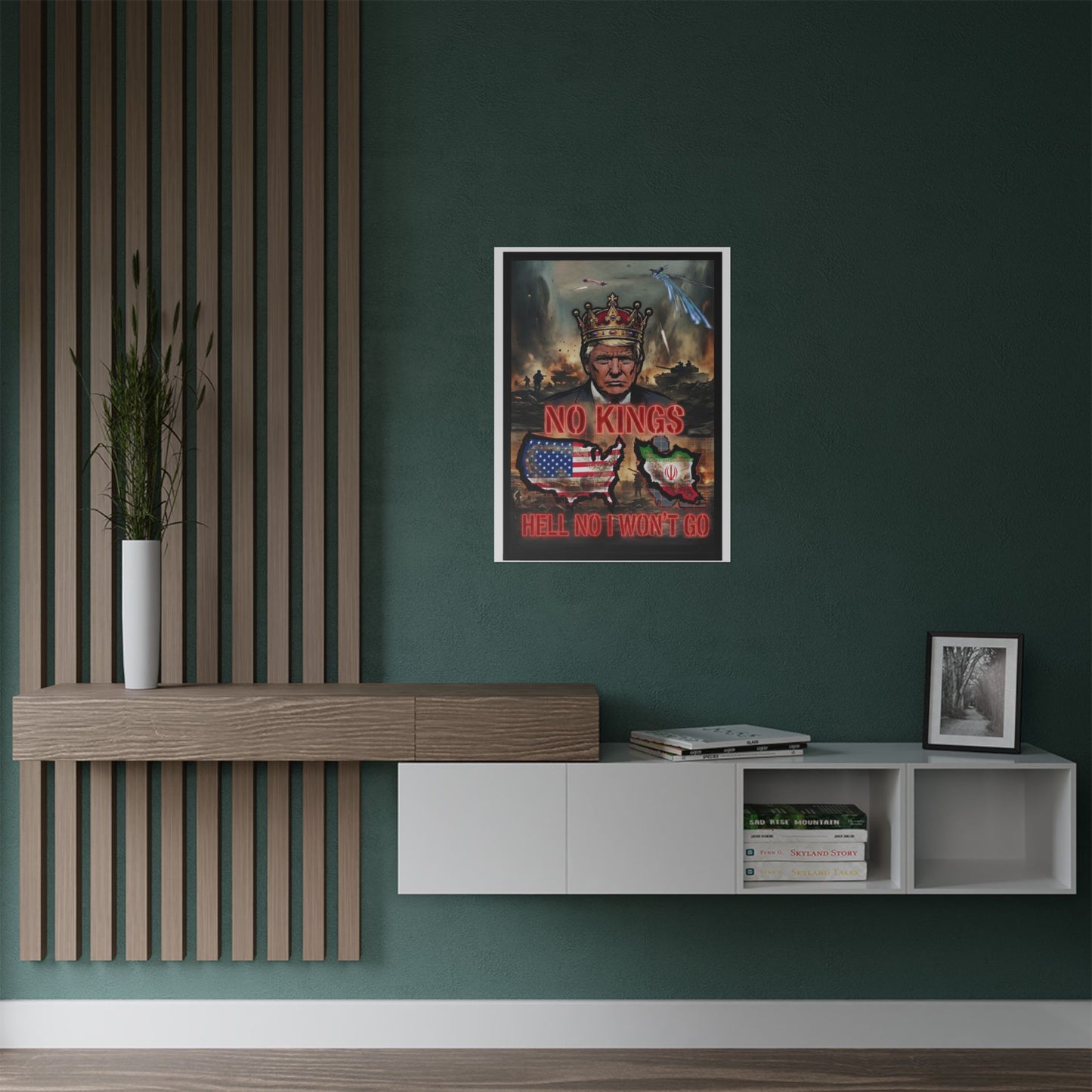 NO KINGS Banger Remix - Satin Posters (300gsm)