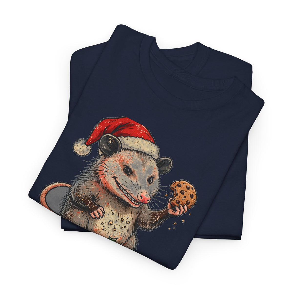 En la Lista de los Traviesos - Zarigueya de Navidad - Camiseta en Espanol - Edicion Economica