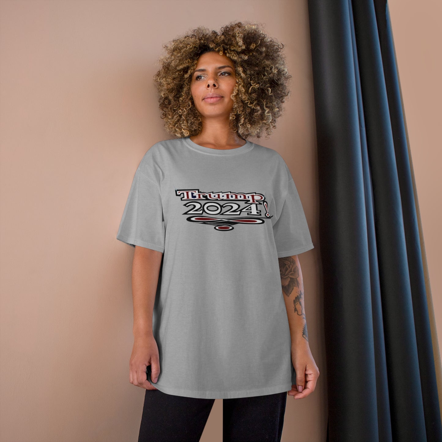 Trump 2024! -  Supreme Authority -Champion T-Shirt