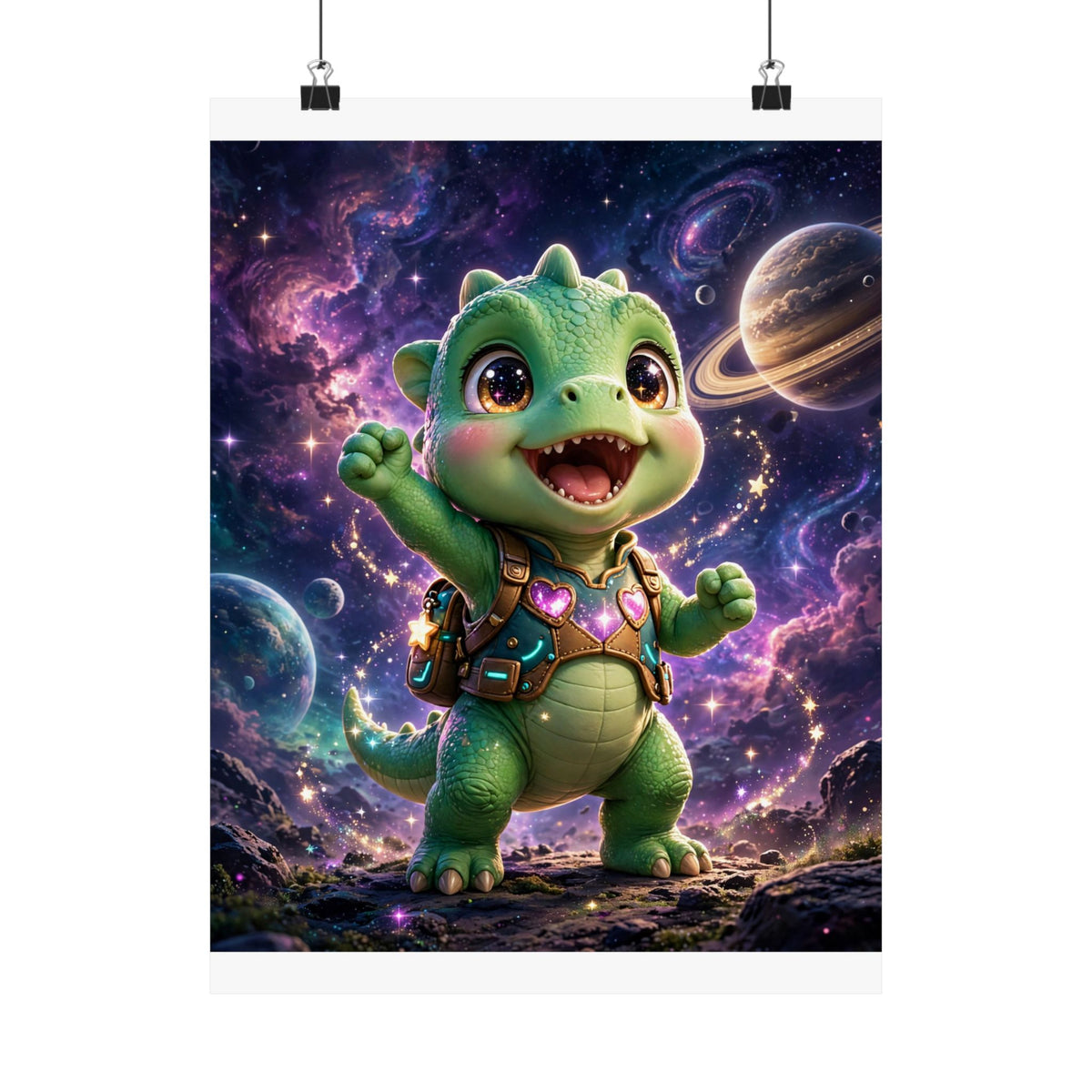 DAX — Tiny Dino, Mighty Roar — Kids Room Poster