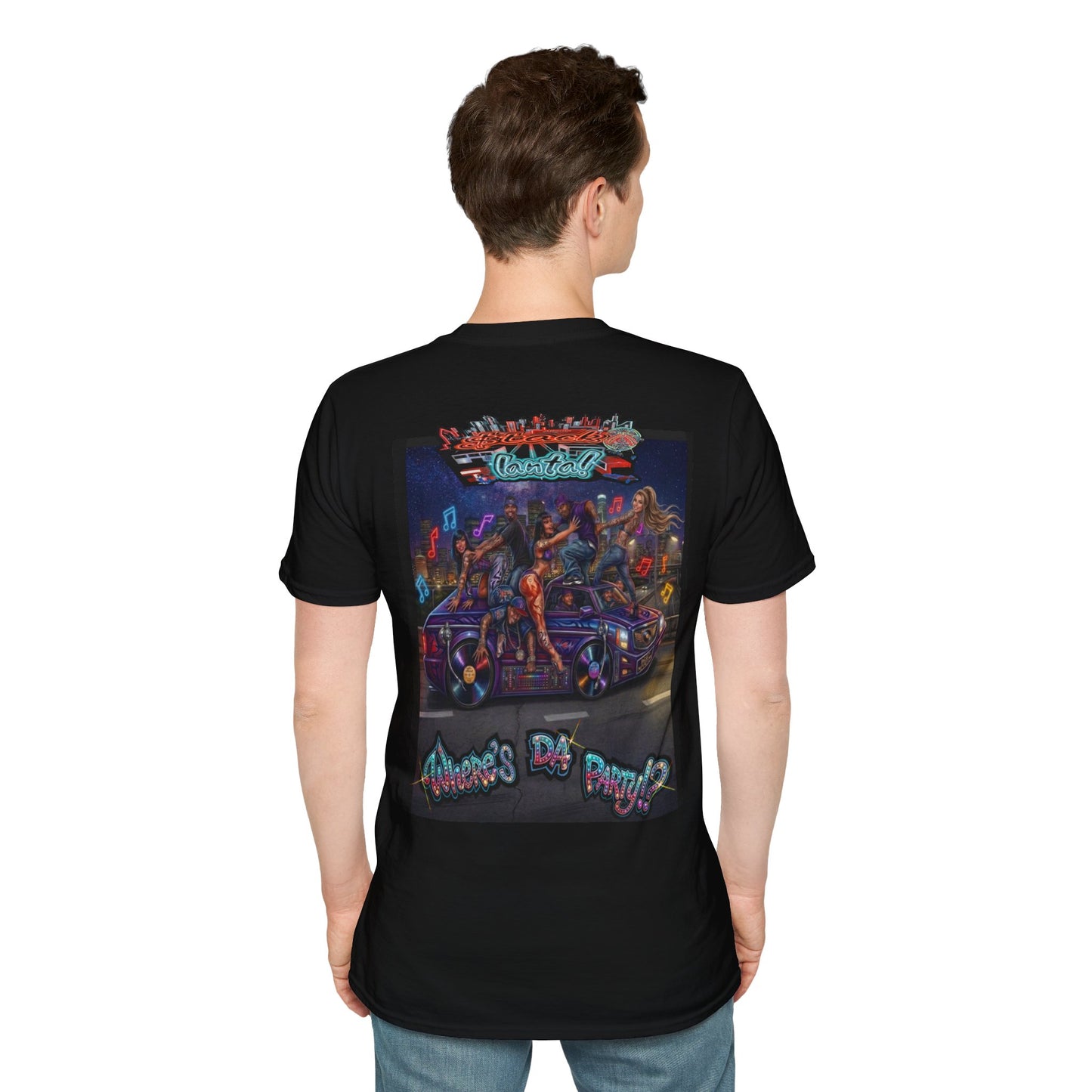 Where's The Party  FBA Version - Supreme Authority - Unisex Soft style T-Shirt