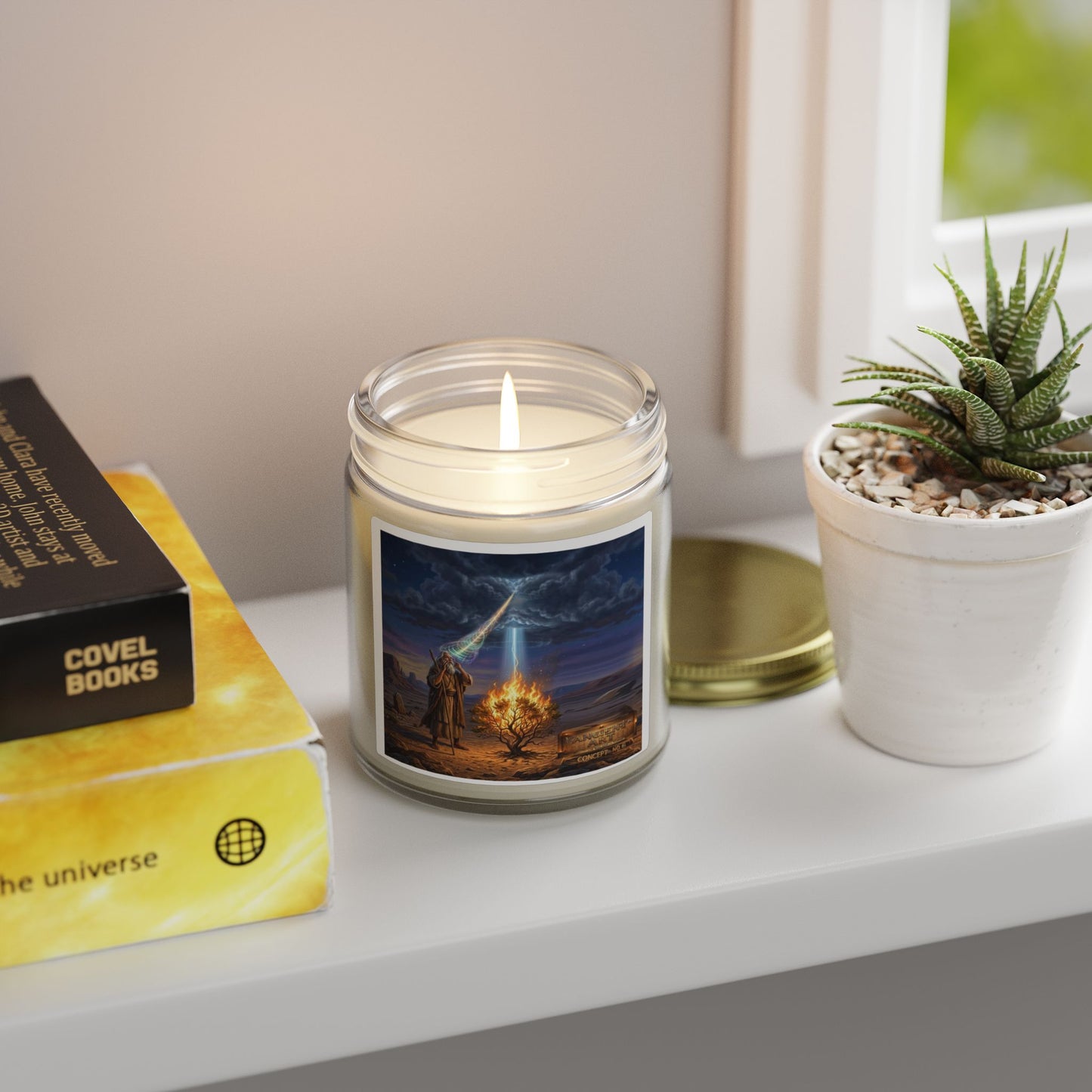 Ancient Art Concept 6 -Scented Candles, Coconut Apricot Wax (4oz, 9oz)