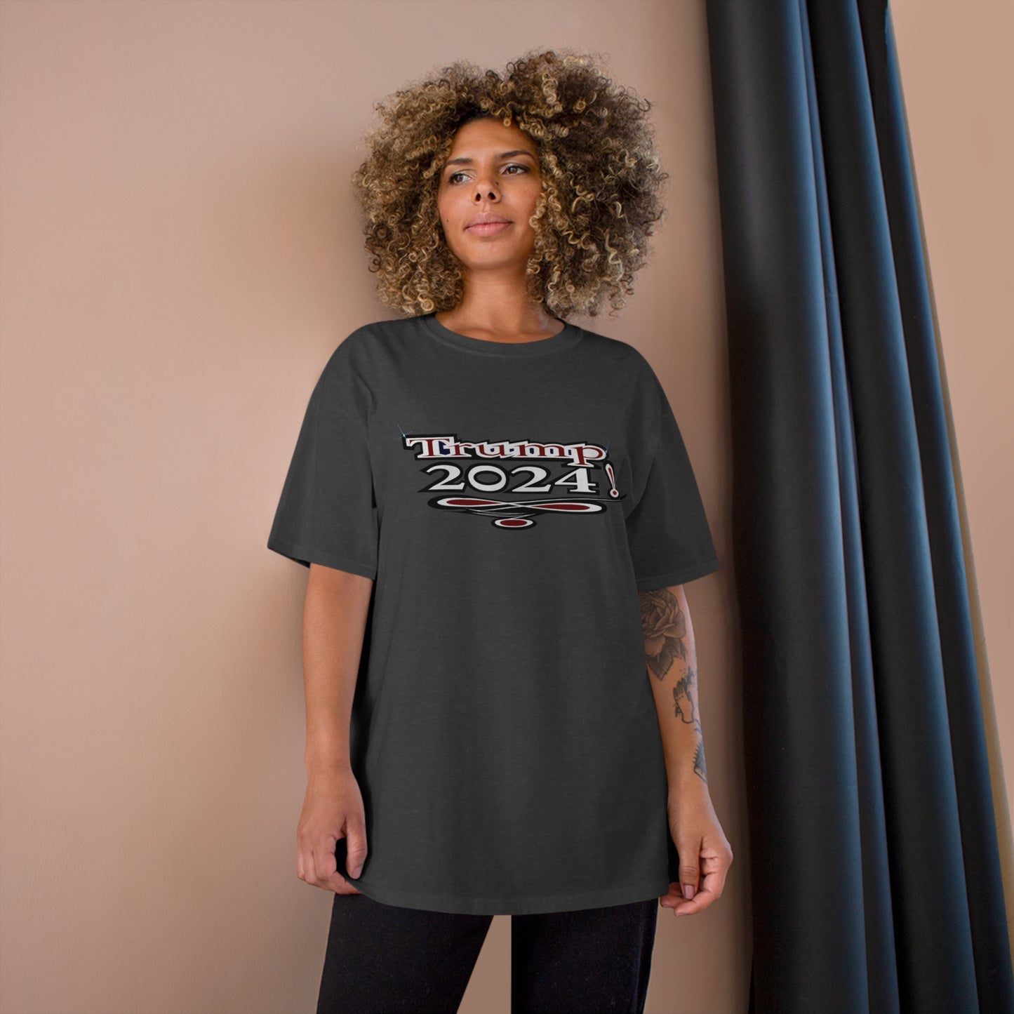 Trump 2024! -  Supreme Authority -Champion T-Shirt