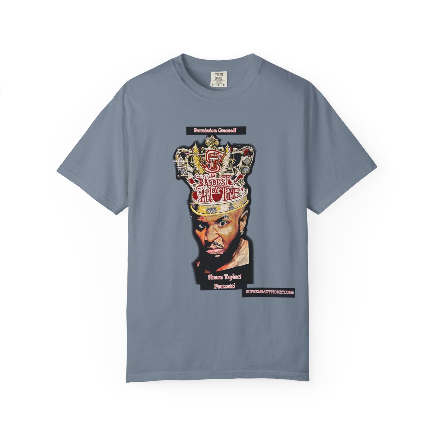 Permission Granted! Shane Taylor Portrait -Unisex Garment-Dyed T-shirt