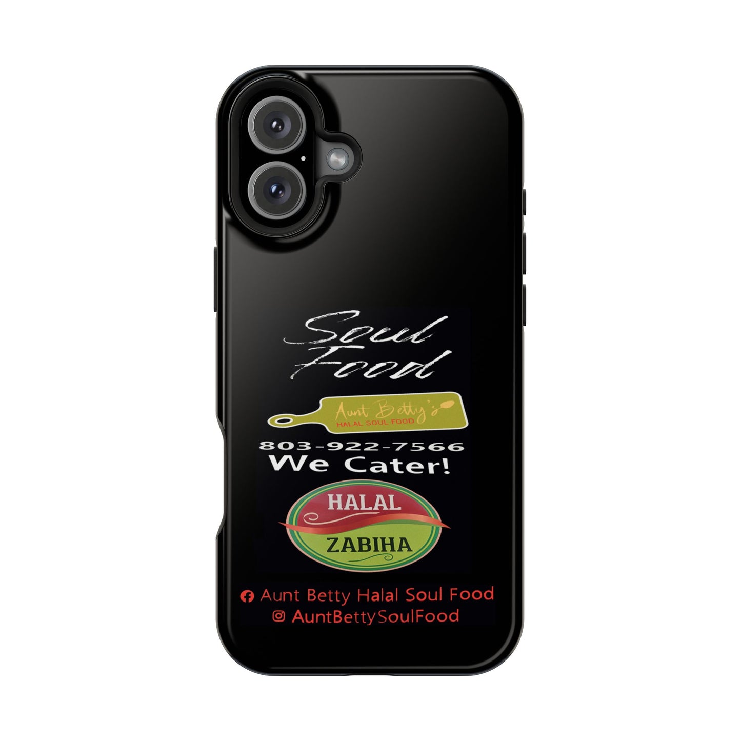 Aunt Betty's Soul Food - Custom - Iphones ONLY - Impact-Resistant Cases