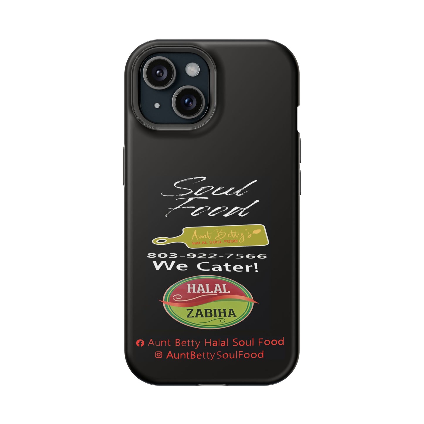Aunt Betty's Soul Food - Custom - Iphones ONLY - Impact-Resistant Cases