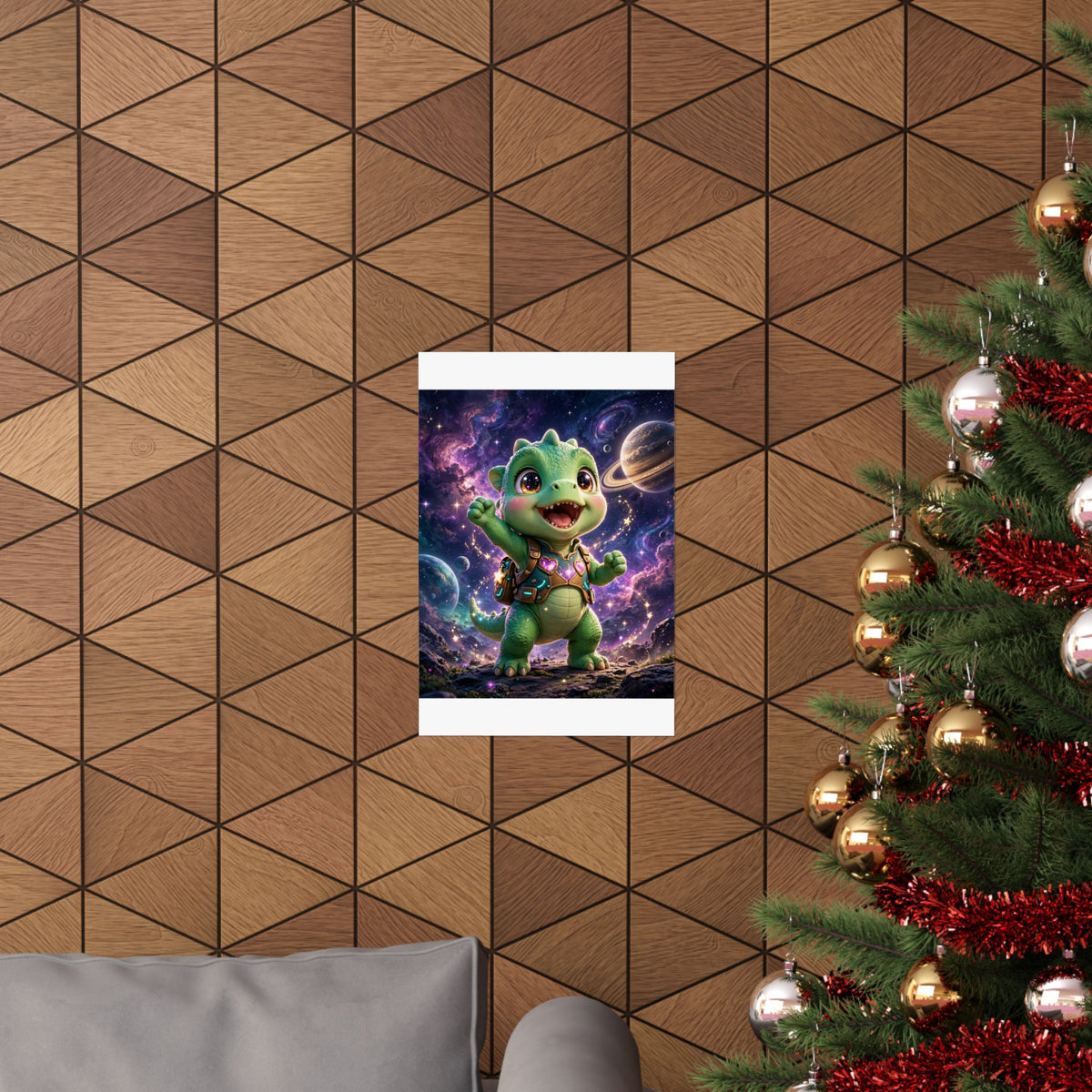 DAX — Tiny Dino, Mighty Roar — Kids Room Poster