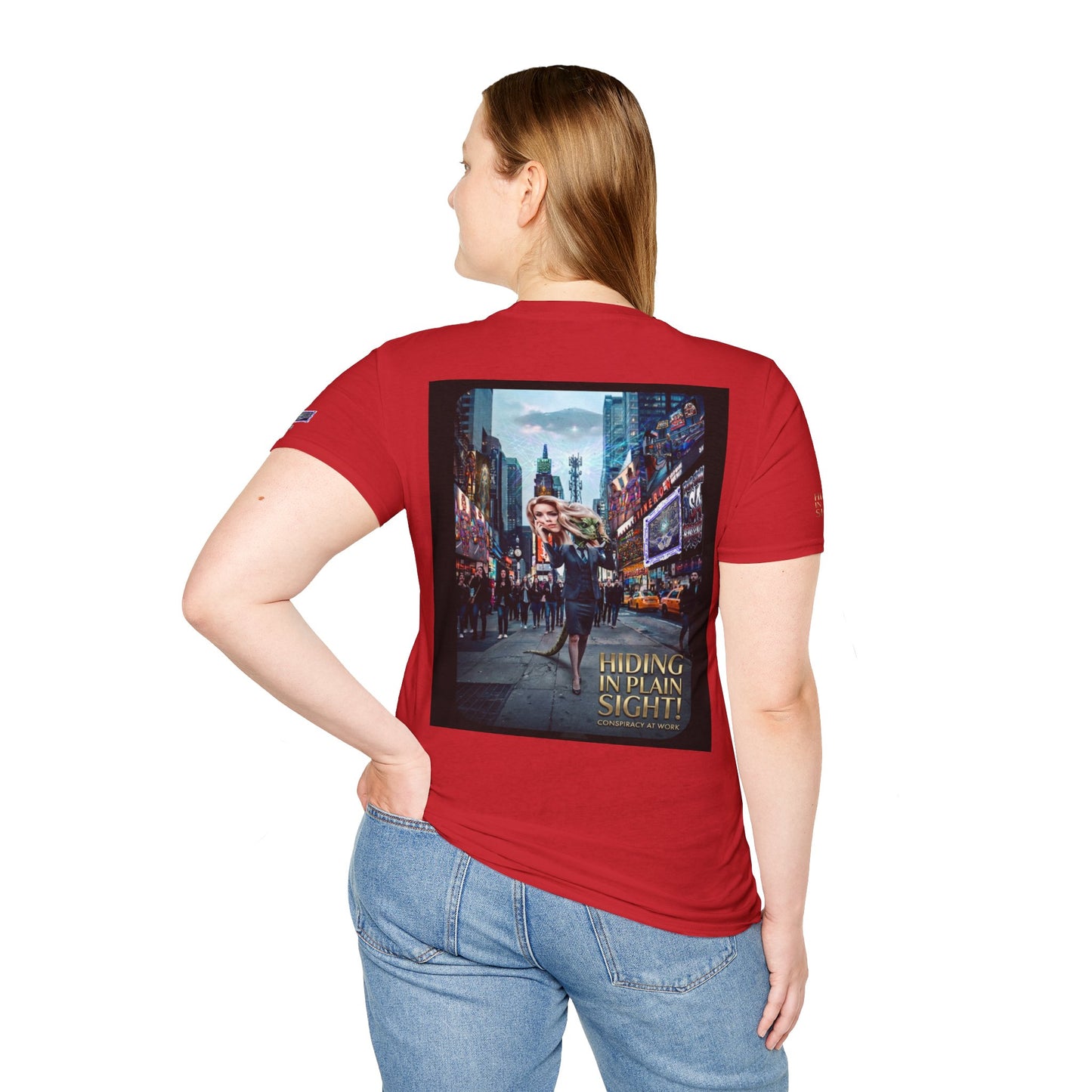 HIDING IN PLAIN SIGHT -Supreme Authority - Unisex Soft style T-Shirt