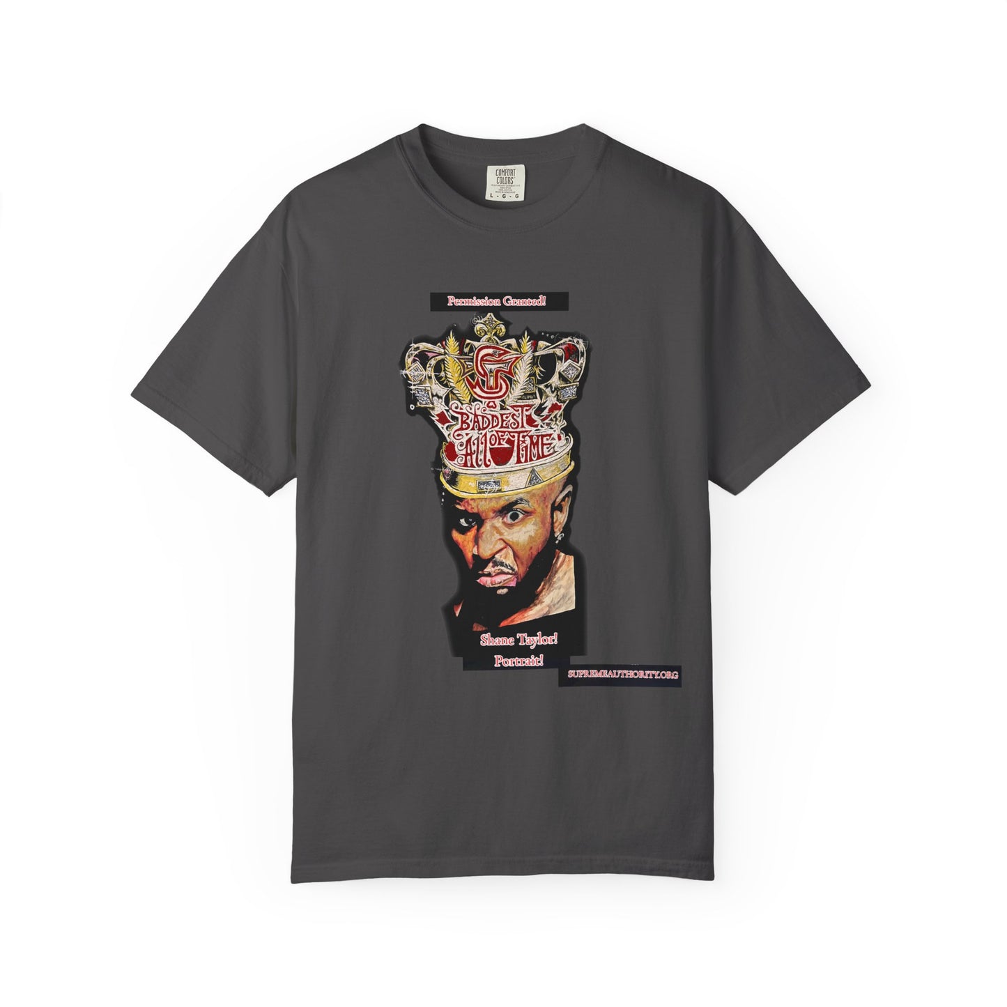 Permission Granted! Shane Taylor Portrait -Unisex Garment-Dyed T-shirt