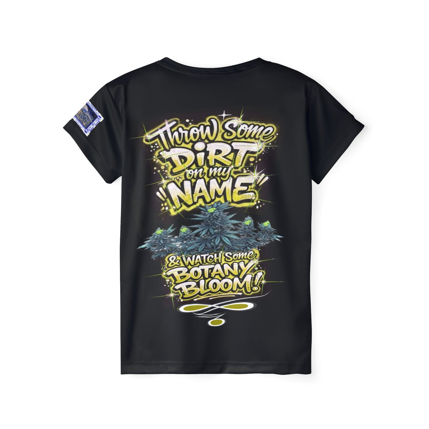 Botany Bloom Gold Black - Women's Sports Jersey (AOP)