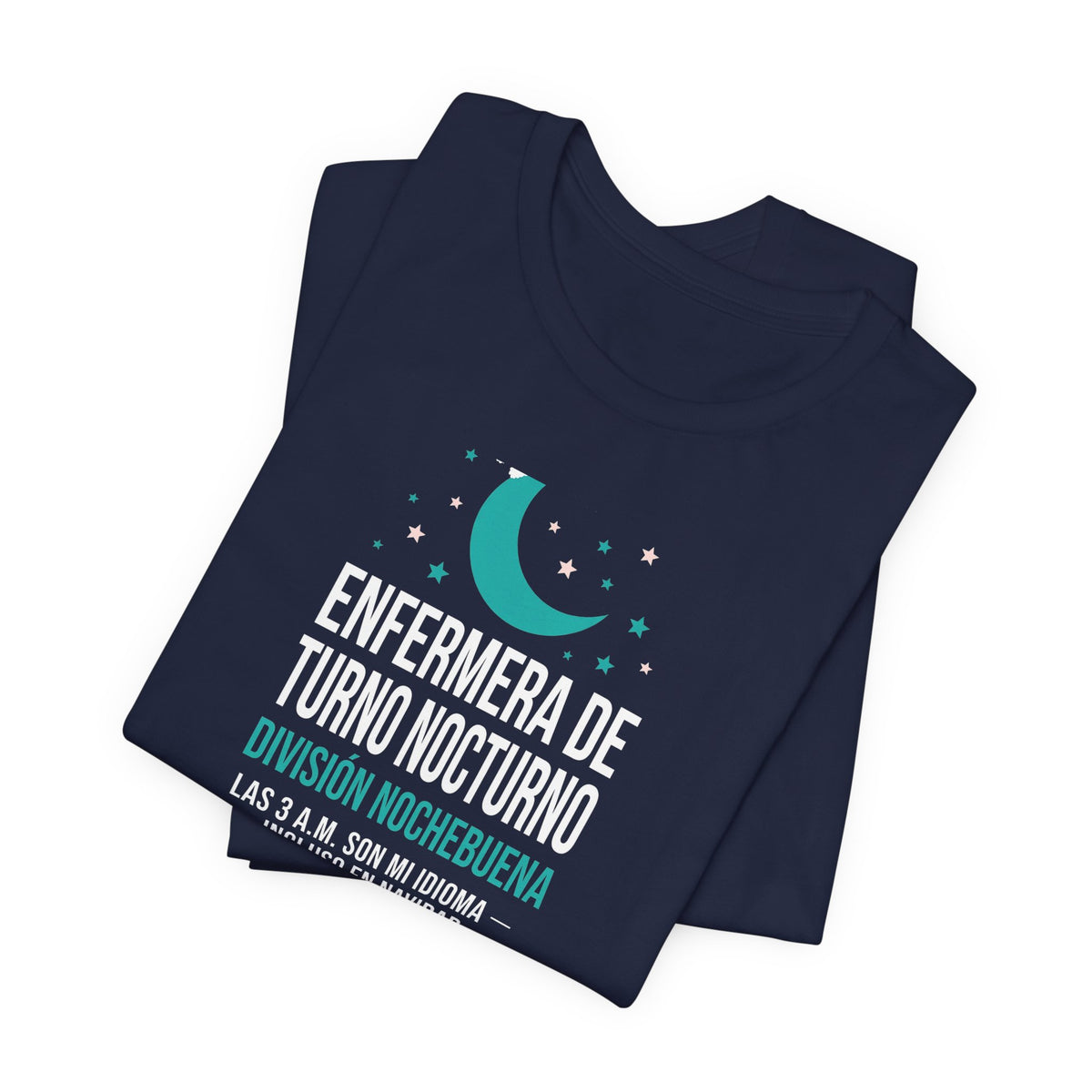 Enfermera de Turno Nocturno - Division Nochebuena - Camiseta de Navidad en Espanol